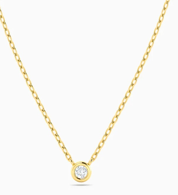 White Stone Pendant
