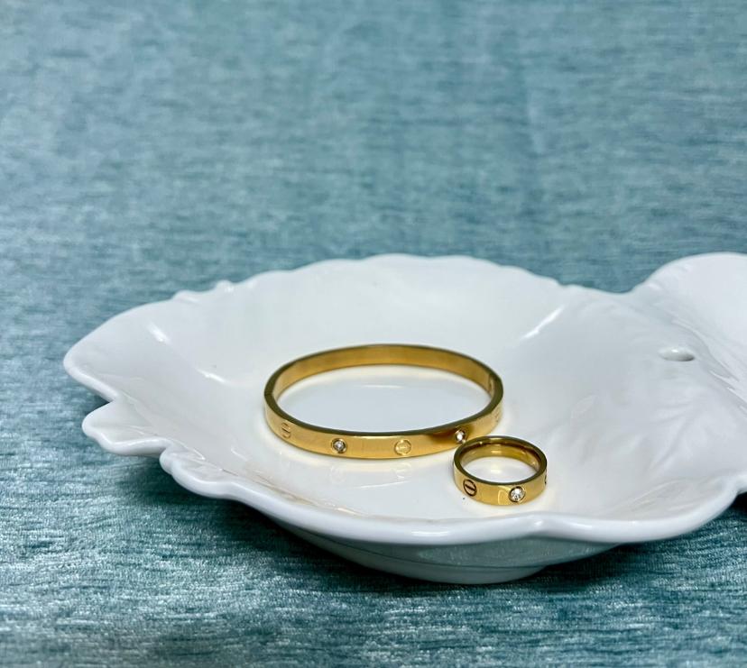 Cartier Love Bangle And Cartier Ring