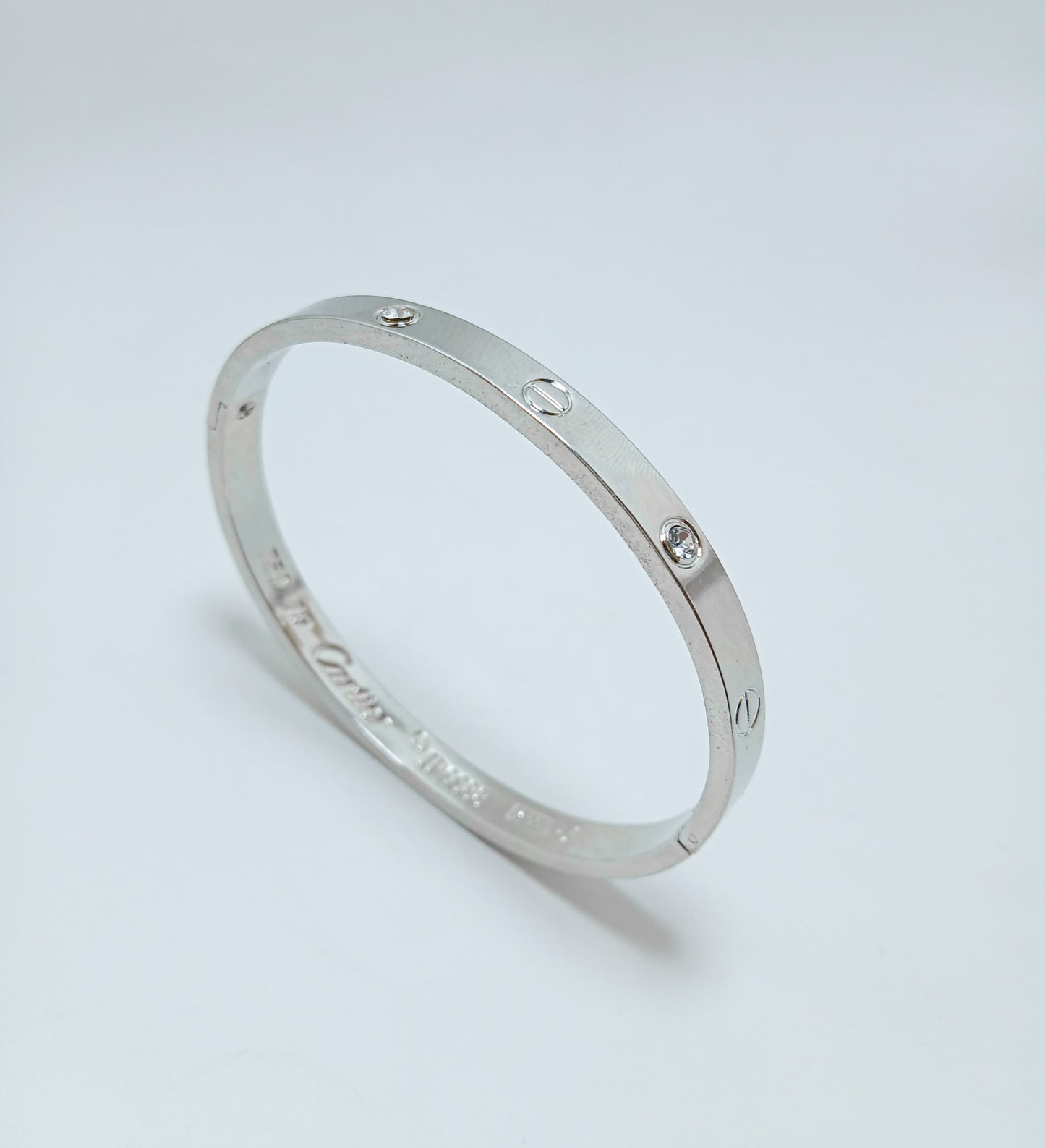 Silver Cartier Bangle