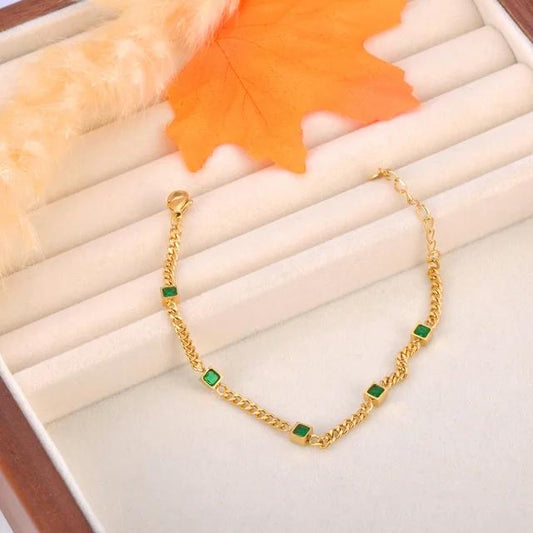 Green Crystal Bracelet