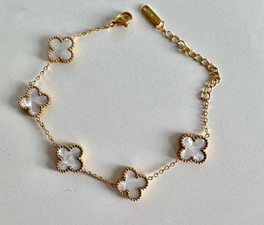 White Clover Bracelet
