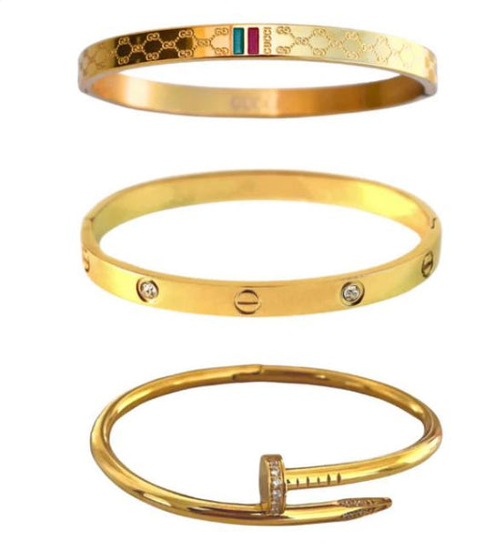 Nail,Cartier And Gucci Bangle