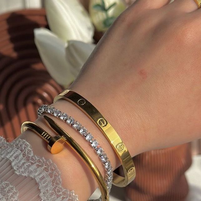 Cartier,Nail And Bead Bracelet