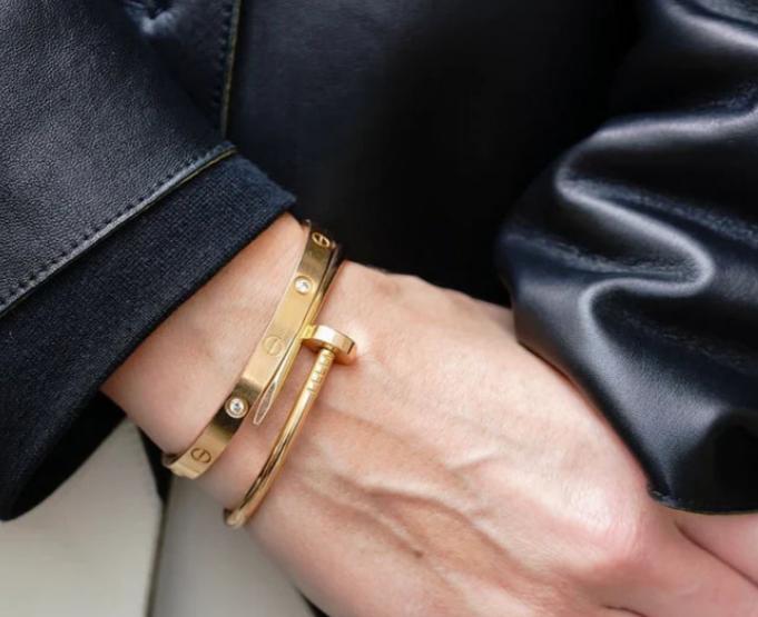 Nail And Cartier Bangle