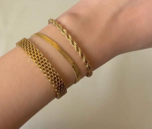 Rowena,Millas And Snake Bracelet